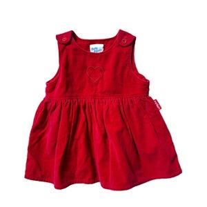 Vintage Baby dress, velour, Valentine’s Day